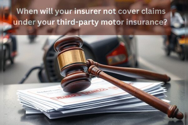 Will your insurer never cover the class under your third-party motor insurance? -
